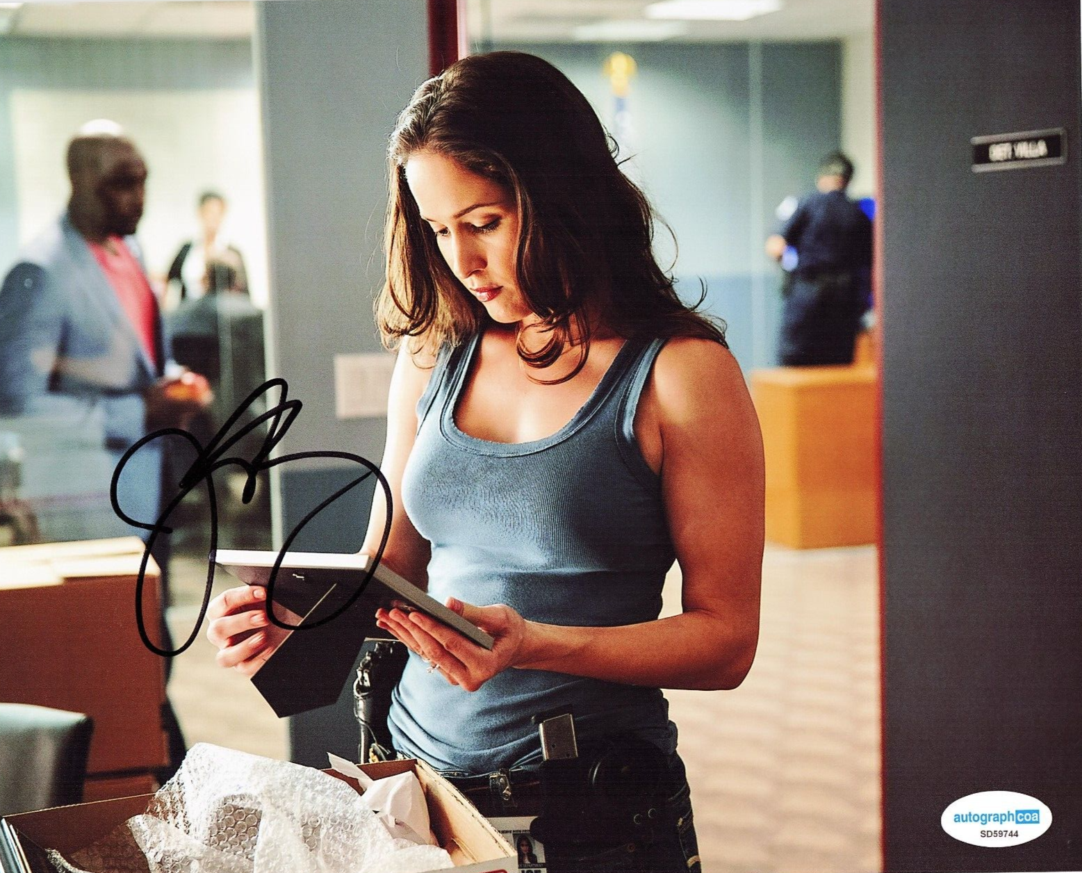 Jaina Lee Ortiz Station 19 Andy Herrera Signed 8x10 Photo w/ACOA SD59744