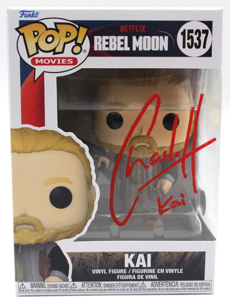 Charlie Hunnam Signed Netflix Rebel Moon Kai Funko Pop w/Beckett COA BR25979