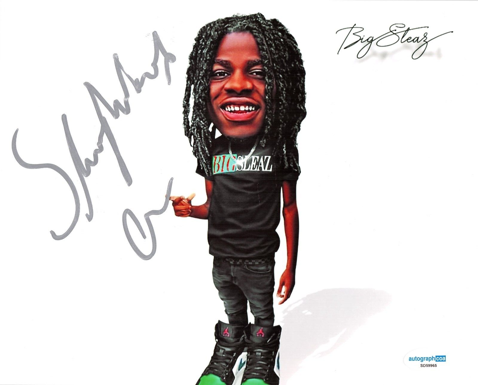SleazyWorld Go Rap Hip Hop Signed 8x10 Photo w/ACOA SD59965