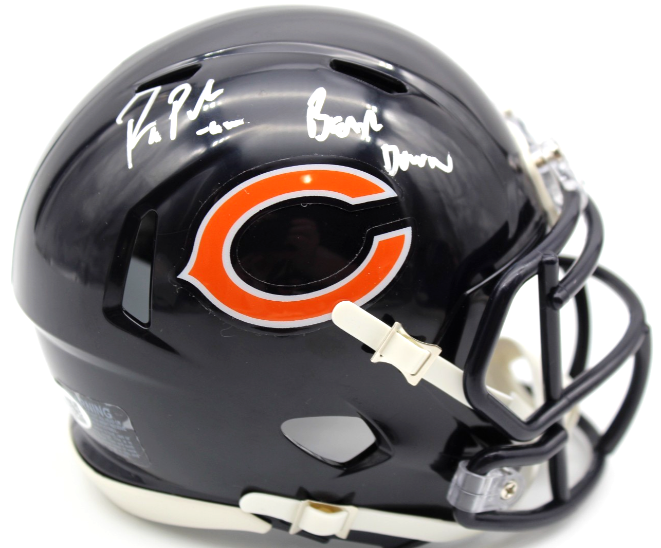 Ryan Poles Chicago Bears GM Signed Mini Football Helmet w/JSA COA CK19754