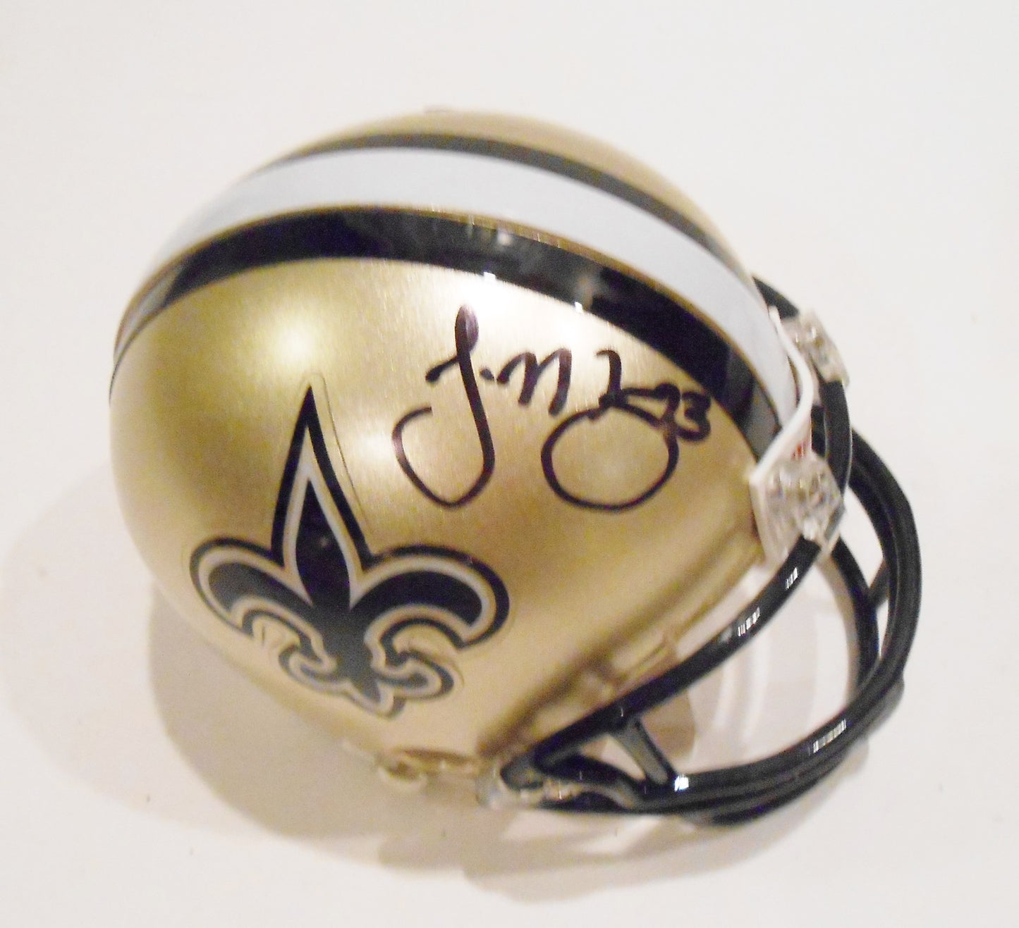 Joseph Morgan Signed New Orleans Saints Mini Helmet w/COA