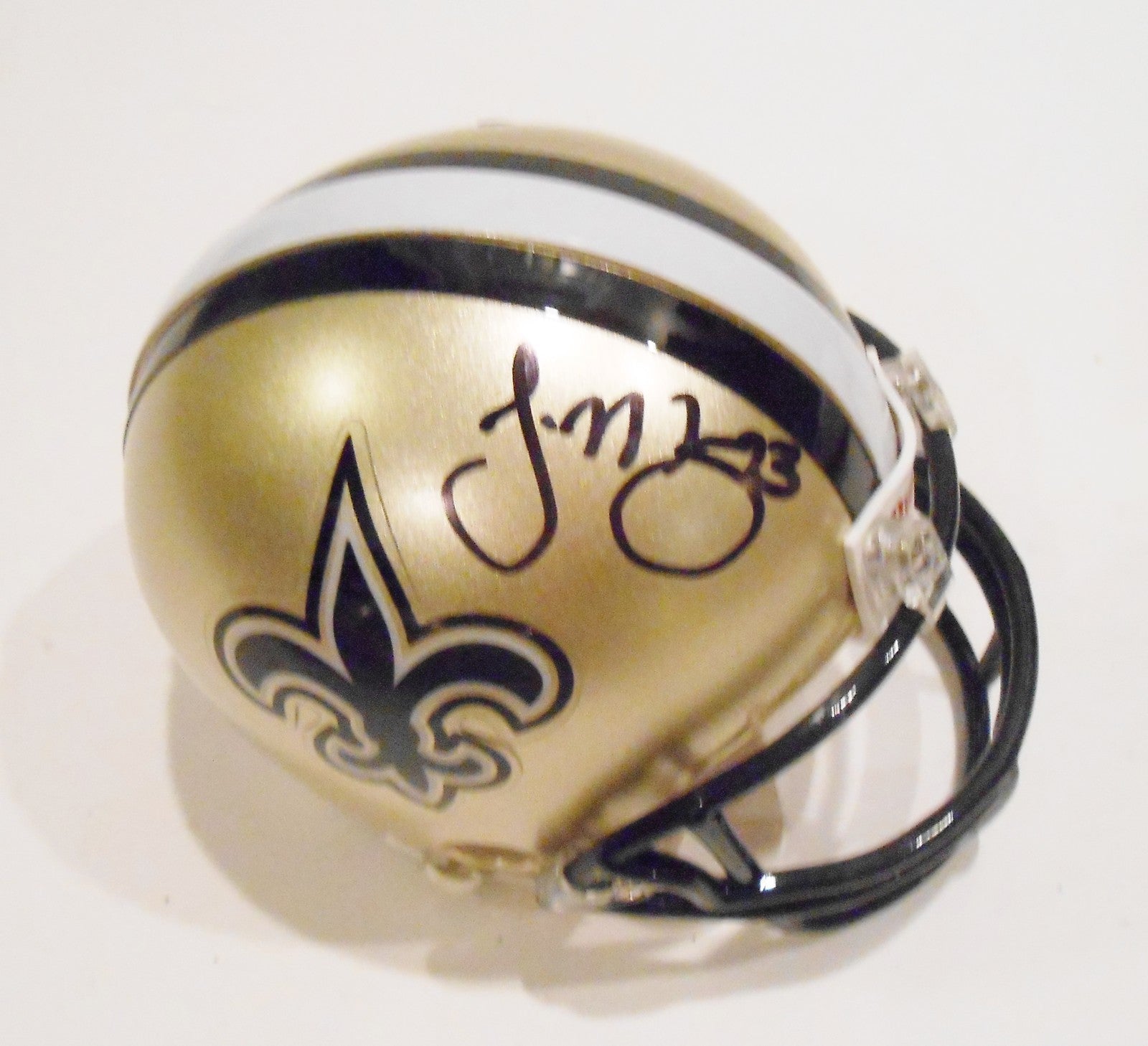 Joseph Morgan Signed New Orleans Saints Mini Helmet w/COA