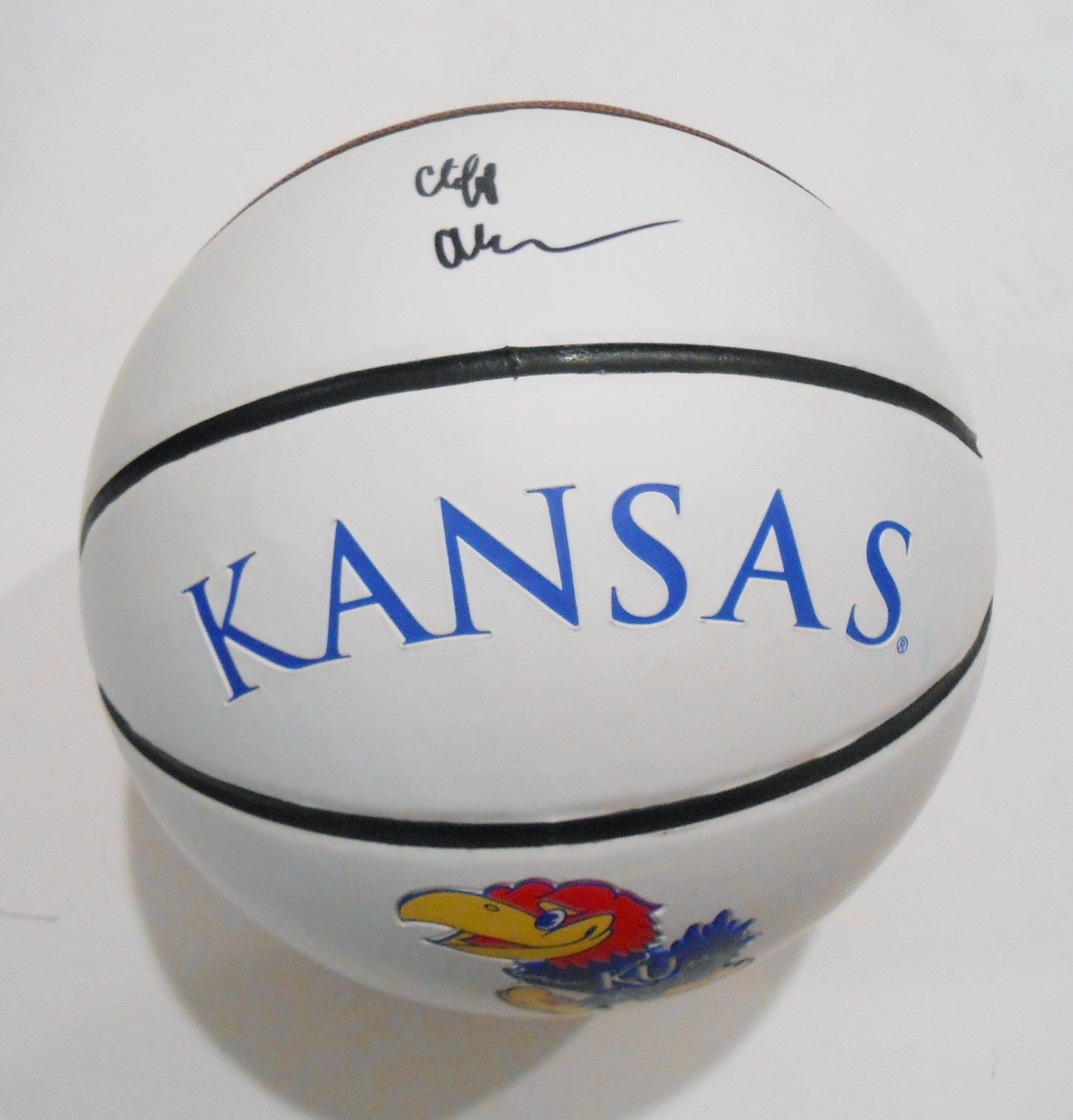 Cliff Alexander Signed Kansas Jayhawks Logo Basketball w/COA