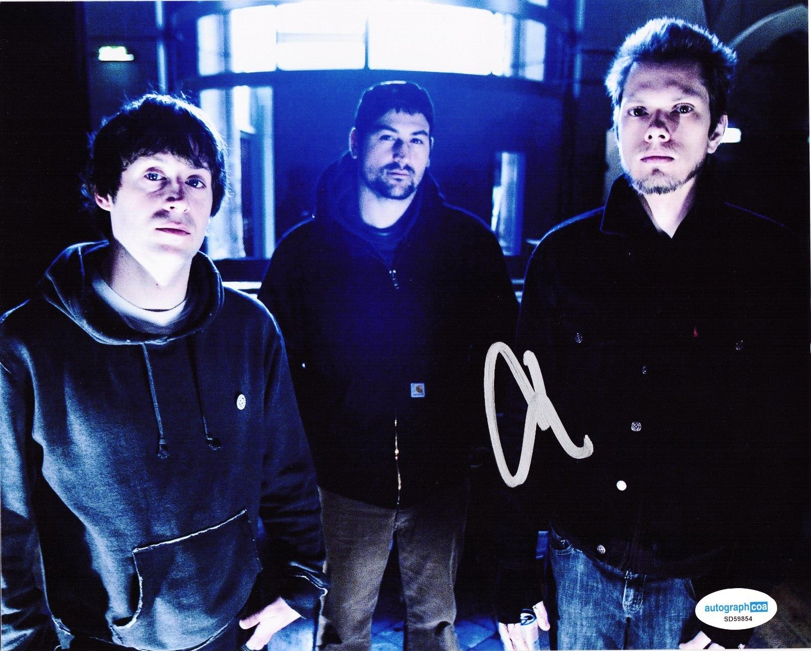 Chris Hornbrook Poison The Well Heavy Metal Signed 8x10 Photo w/ACOA SD59854