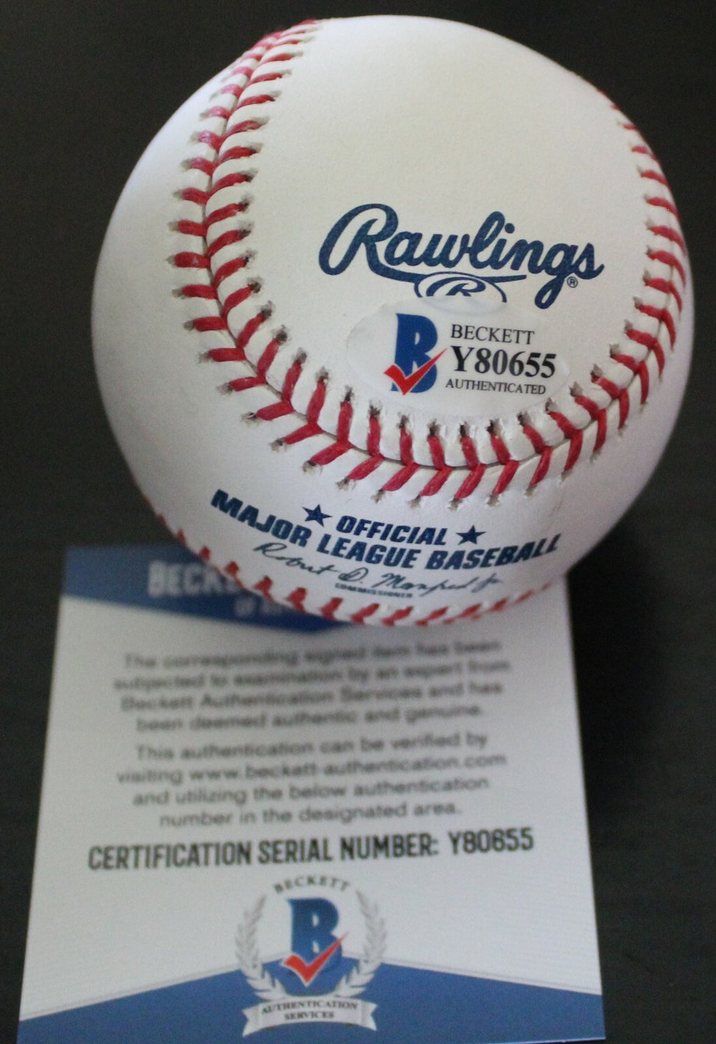 Forrest Whitley Houston Astros Signed Official Baseball W/Beckett COA Y80655