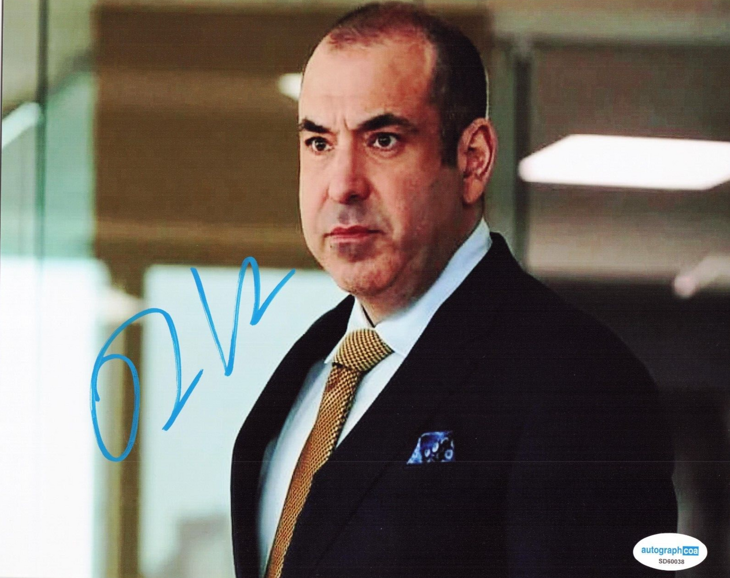 Rick Hoffman Billions TV Show Dr. Swerdlow Signed 8x10 Photo w/ACOA SD60039