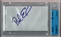 Rahm Emanuel Signed Index Card JSA Authentic Beckett Slabbed Chicago Mayor #3