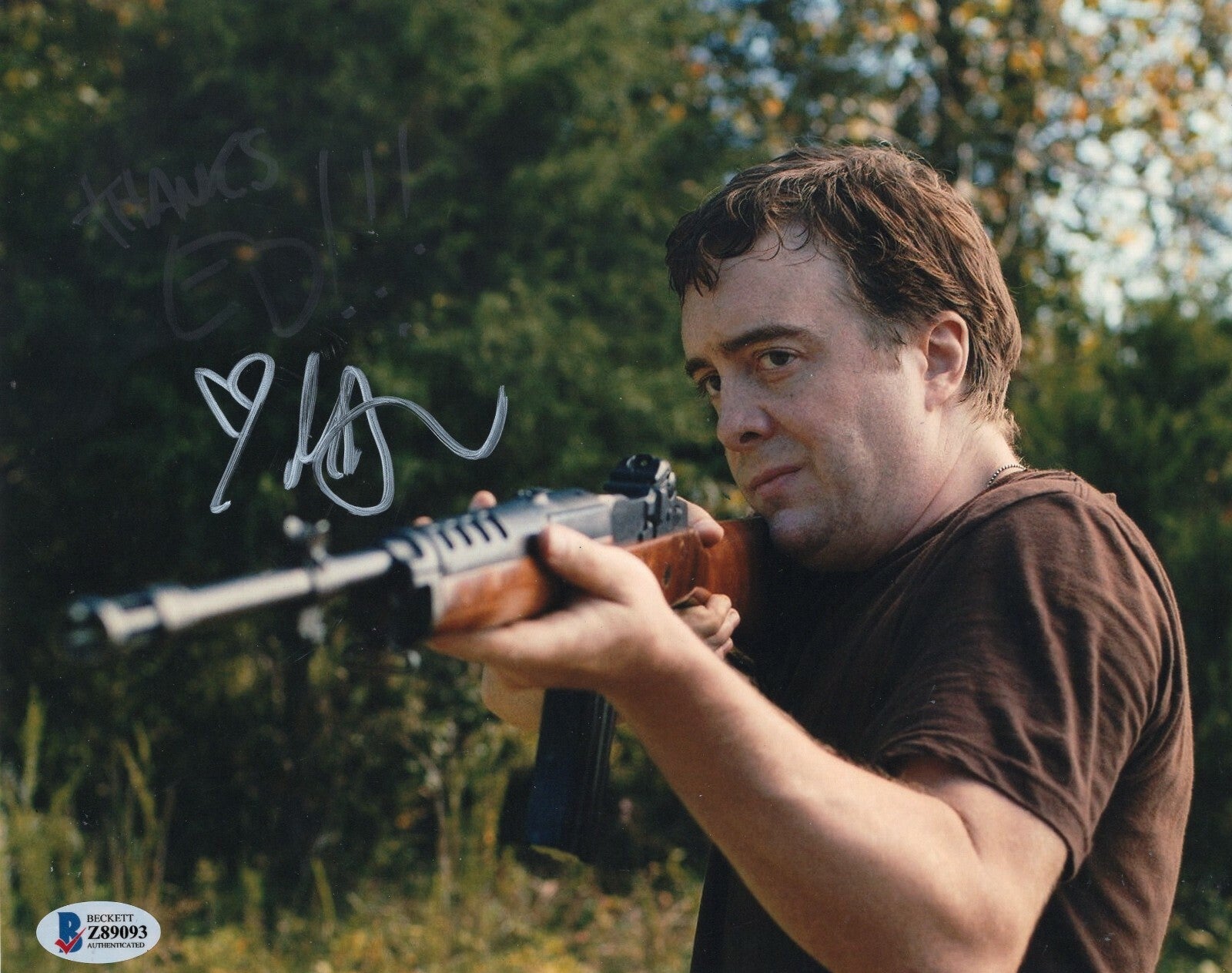 Macon Blair Blue Ruin Movie Dwight Signed 8x10 Photo w/Beckett COA Z89093