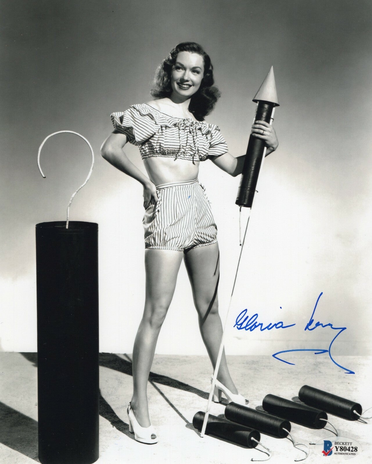 Gloria Henry Signed 8x10 Photo The Sport of Kings Radio w/Beckett COA Y80428