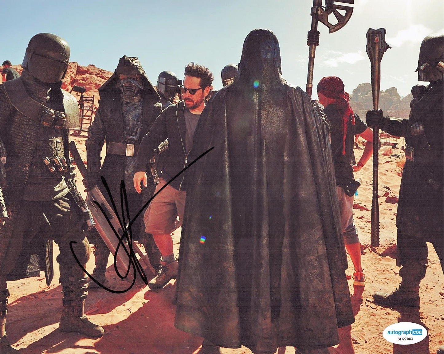 JJ Abrams J.J. Signed 8x10 Photo Star Wars Movie Director w/ACOA SD27083