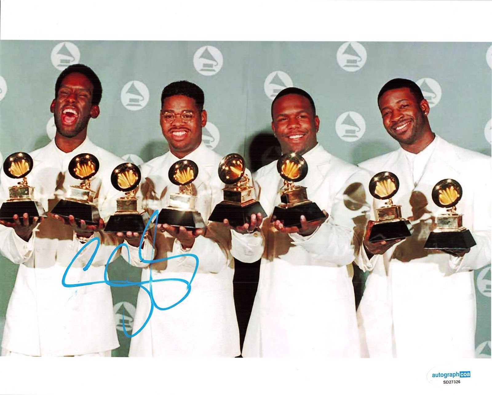 Shawn Stockman Signed Boyz II Men R&B Hip Hop 8x10 Photo w/ACOA SD27326