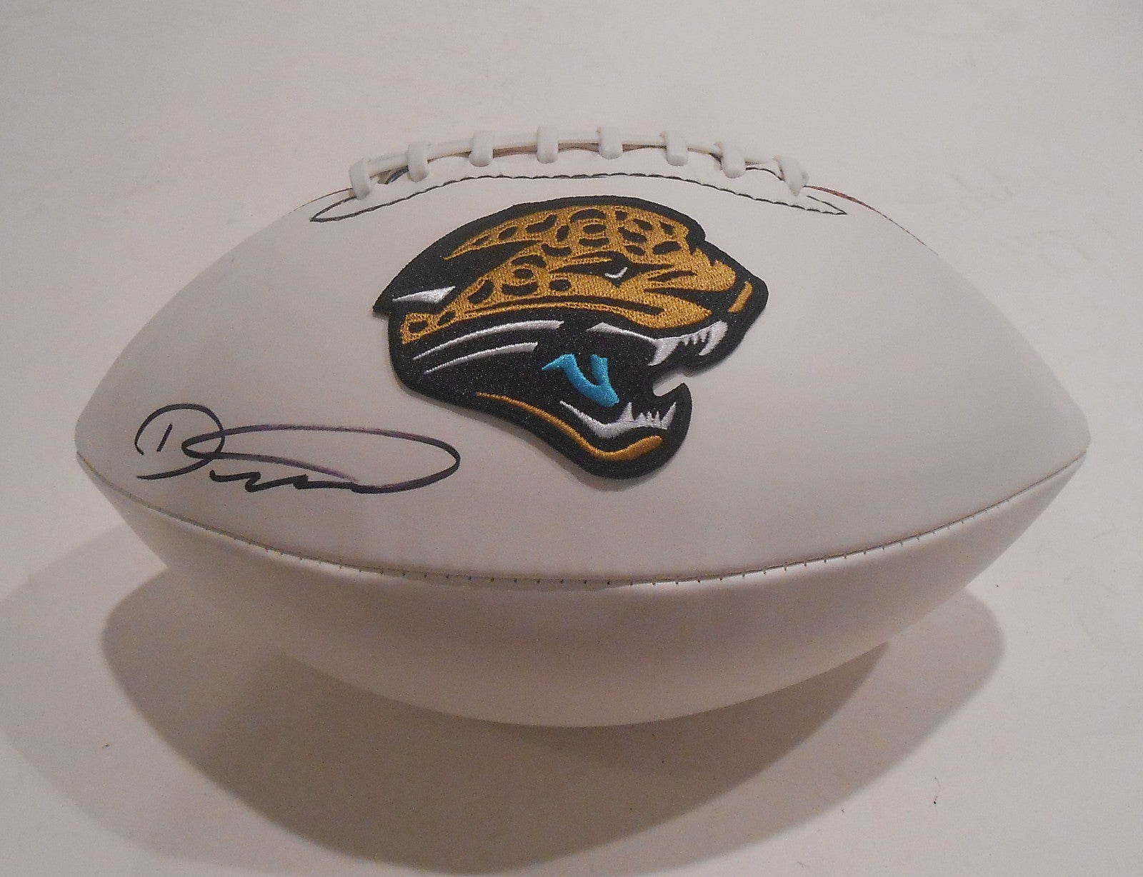 Dante Fowler Signed Jacksonville Jaguars Logo Football w/COA 2015 NFL Draft