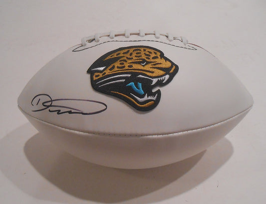 Dante Fowler Signed Jacksonville Jaguars Logo Football w/COA 2015 NFL Draft