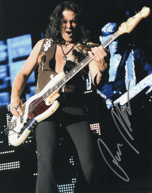 Pawet Maciwoda Signed 8x10 Photo w/COA Musician Bassist Scorpions #2 