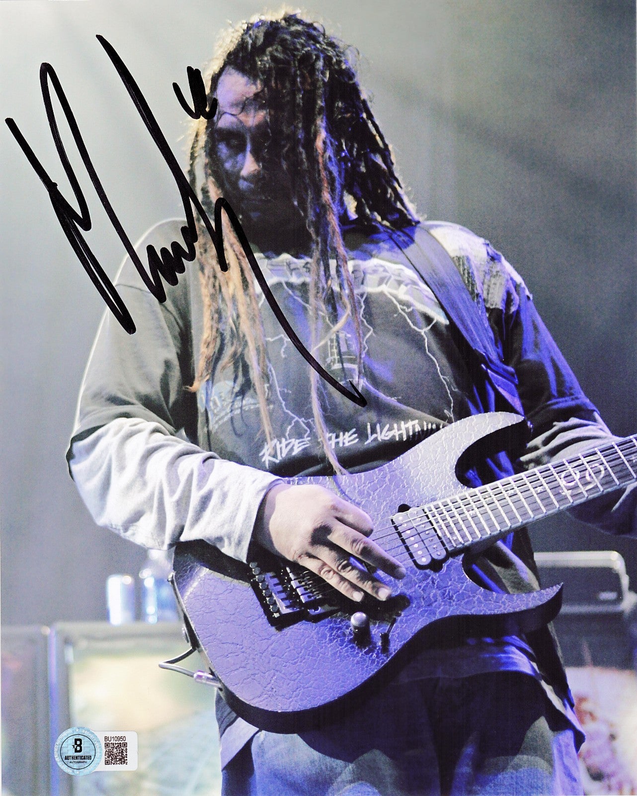 Munky Signed Korn James Shaffer Nu Metal 8x10 Photo W/Beckett COA BU10950