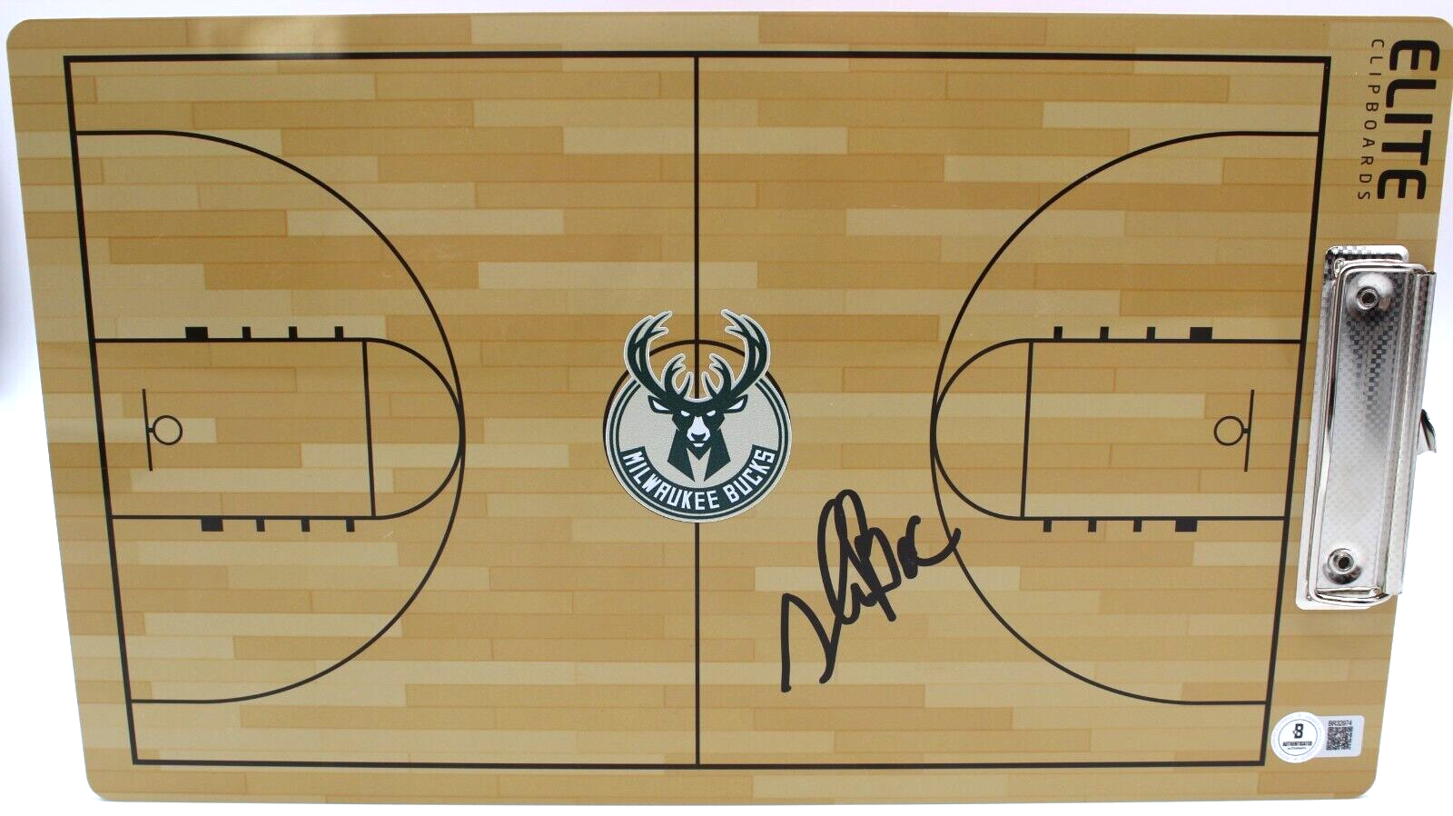 Doc Rivers Milwaukee Bucks Signed Clipboard w/Beckett COA BR32974
