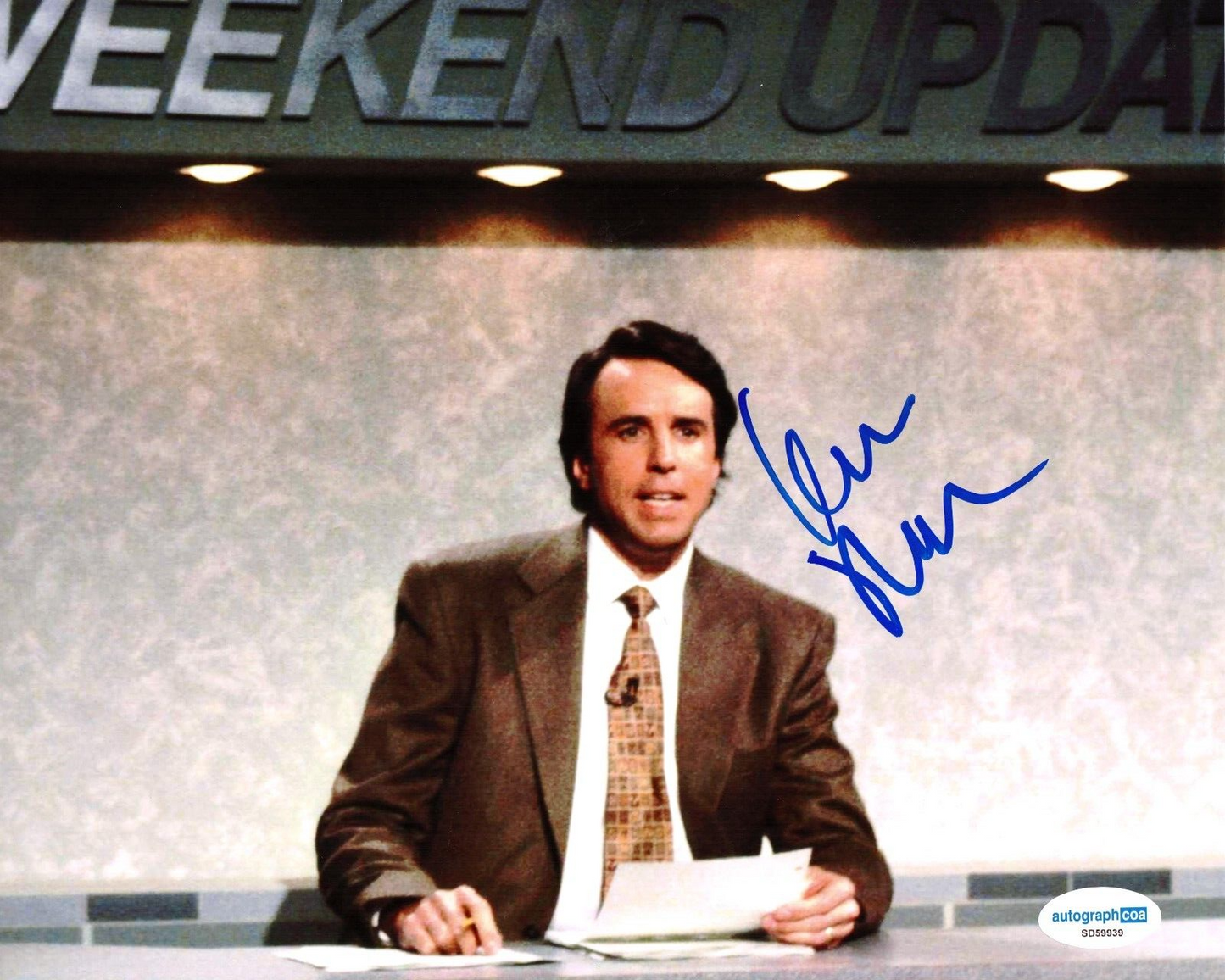 Kevin Nealon Saturday Night Live Signed 8x10 Photo w/ACOA SD59939