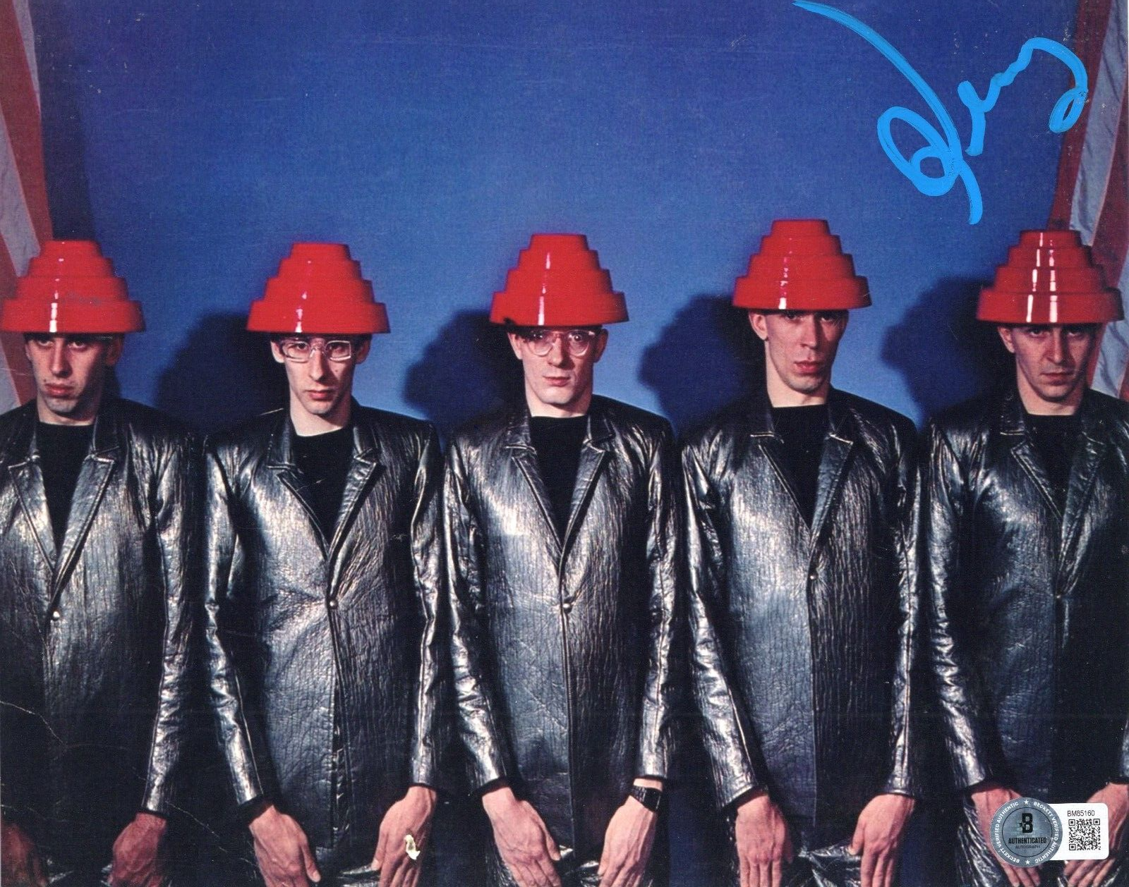 Gerald Casale Devo Music Group Signed 8x10 Photo w/Beckett COA BM85160 Whip It!