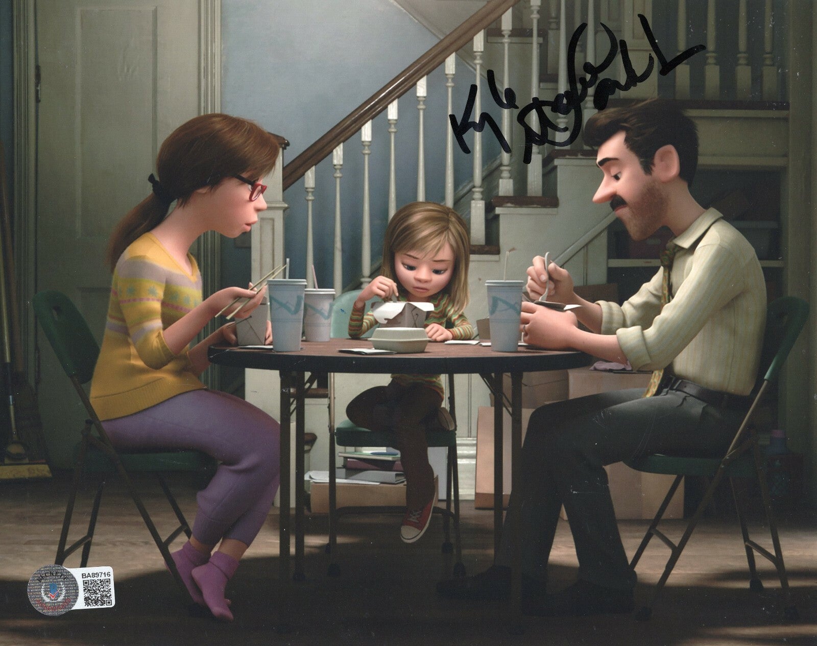 Kyle MacLachlan Signed Inside Out Movie 8x10 Photo w/Beckett COA BA89716