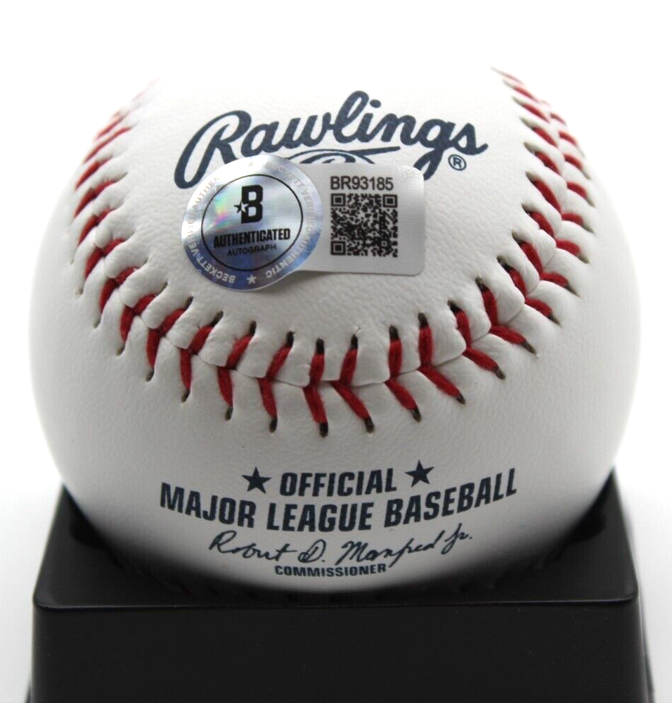 Julian Merryweather Signed Chicago Cubs Major League Baseball w/Beckett BR93185