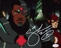Shemar Moore Cyborg Reign of the Superman Signed 8x10 Photo w/ACOA SD60002