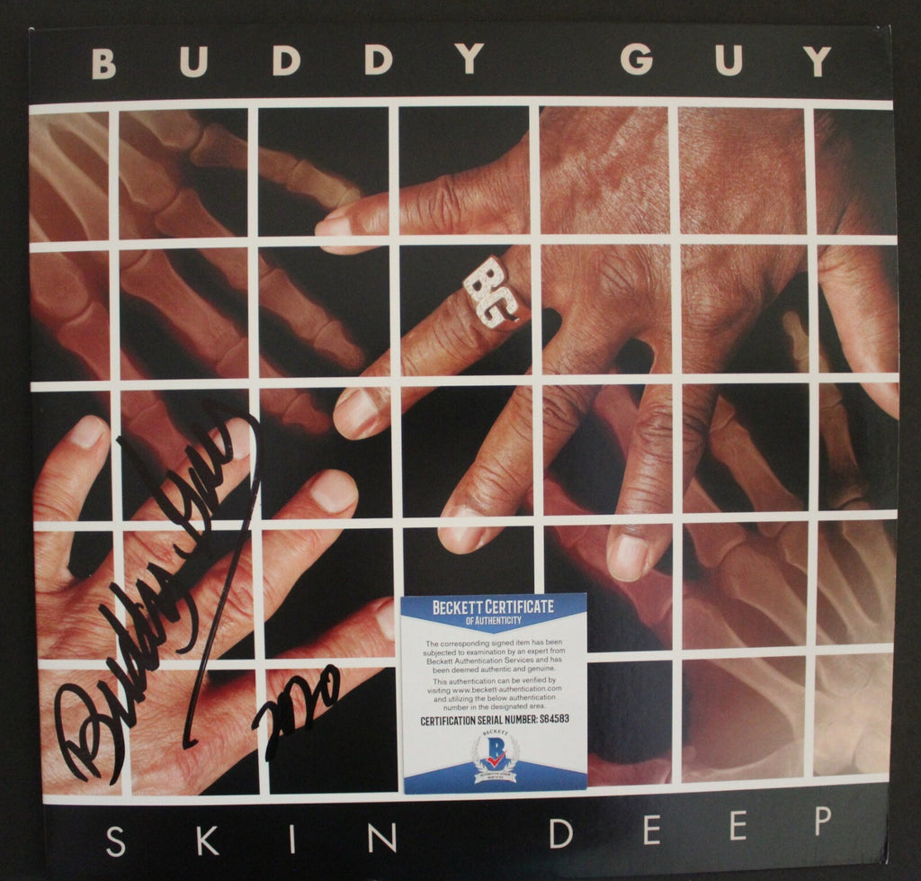 Buddy Guy Signed Skin Deep Album w/Beckett COA Blues Legend Chicago Proof #1