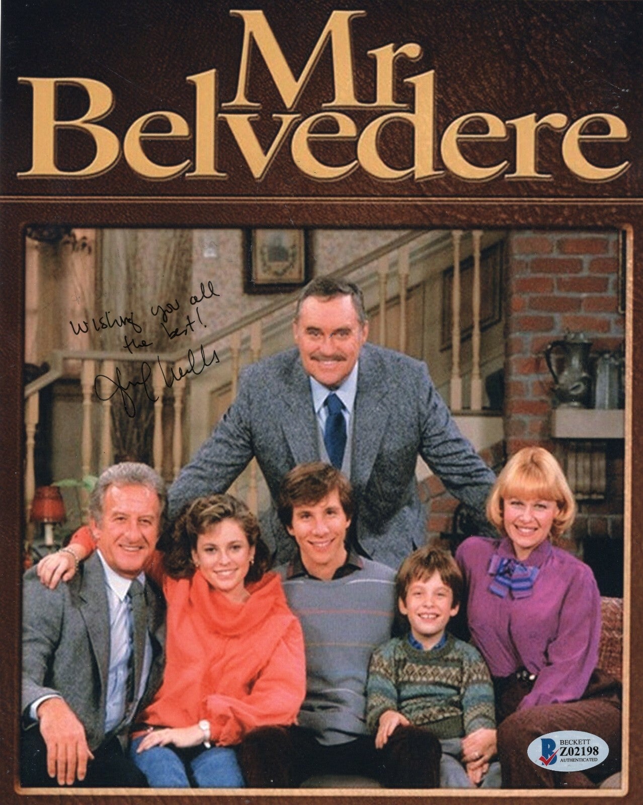 Tracy Wells Signed Mr. Belvedere 8x10 Photo w/Beckett COA Z02198 Heather Owens
