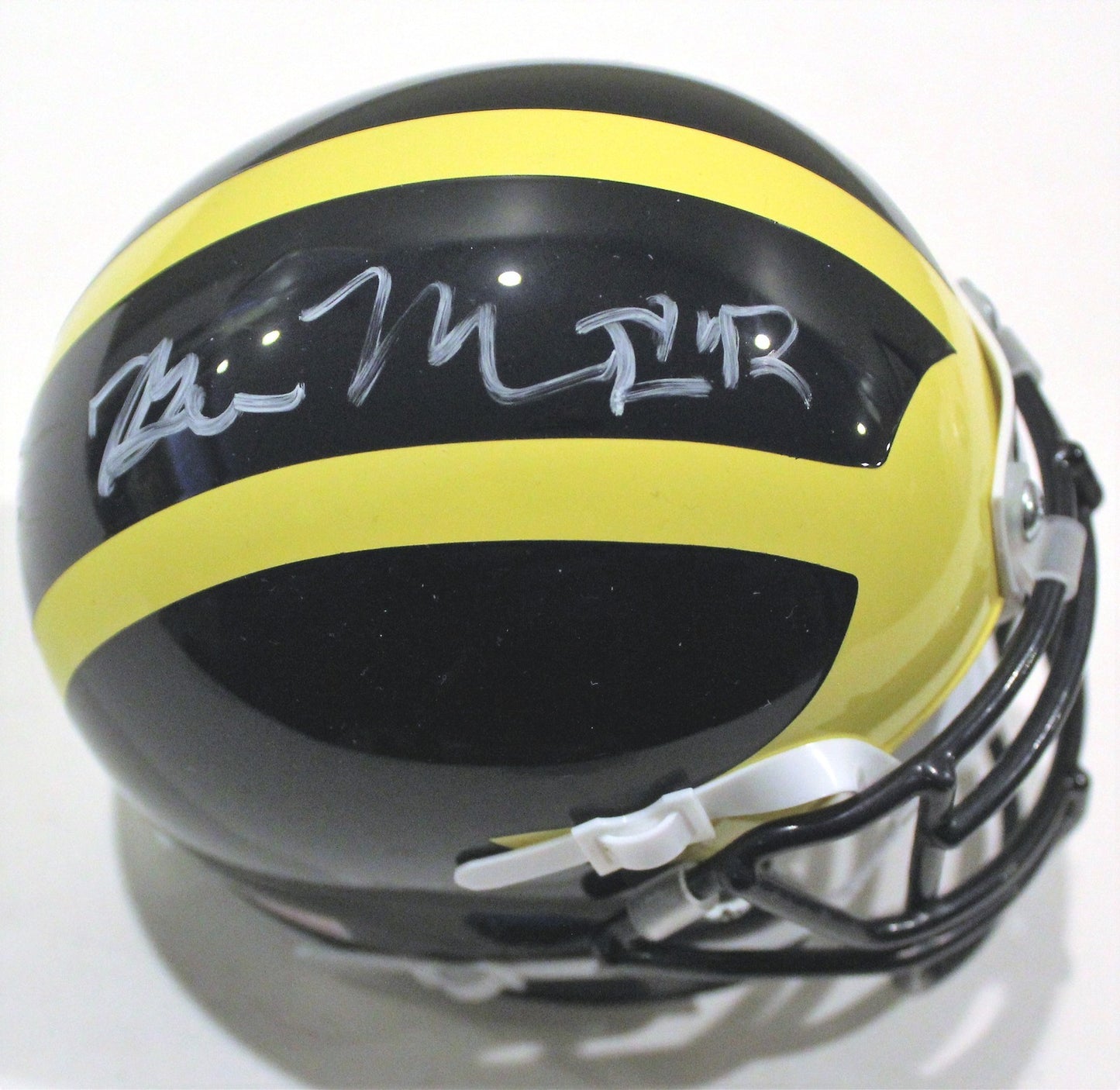 Ben Mason Michigan Wolverines Signed Mini Football Helmet W/COA