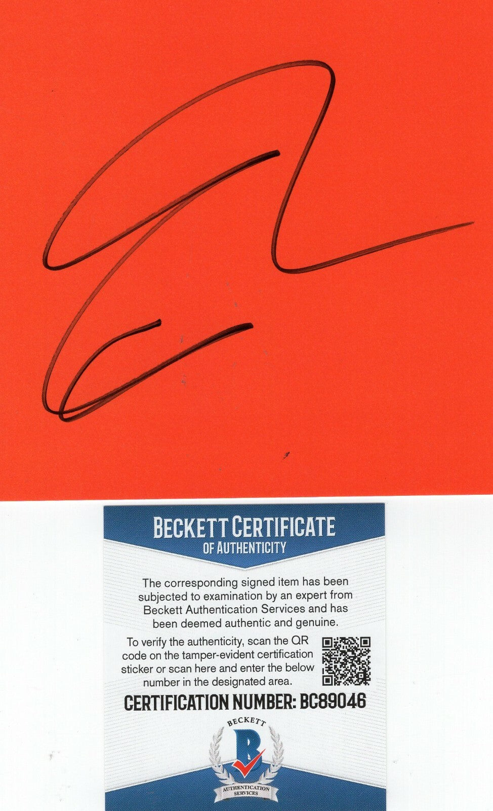 Ed Sheeran Signed Art Cover CD = w/Beckett COA BC89048 Authentic Brand New