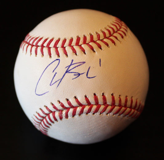 Charcer Burks Signed Official Major League Baseball w/COA Chicago Cubs