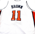 Dee Brown Illinois Fighting Illini Signed White Custom Jersey w/JSA Witness COA