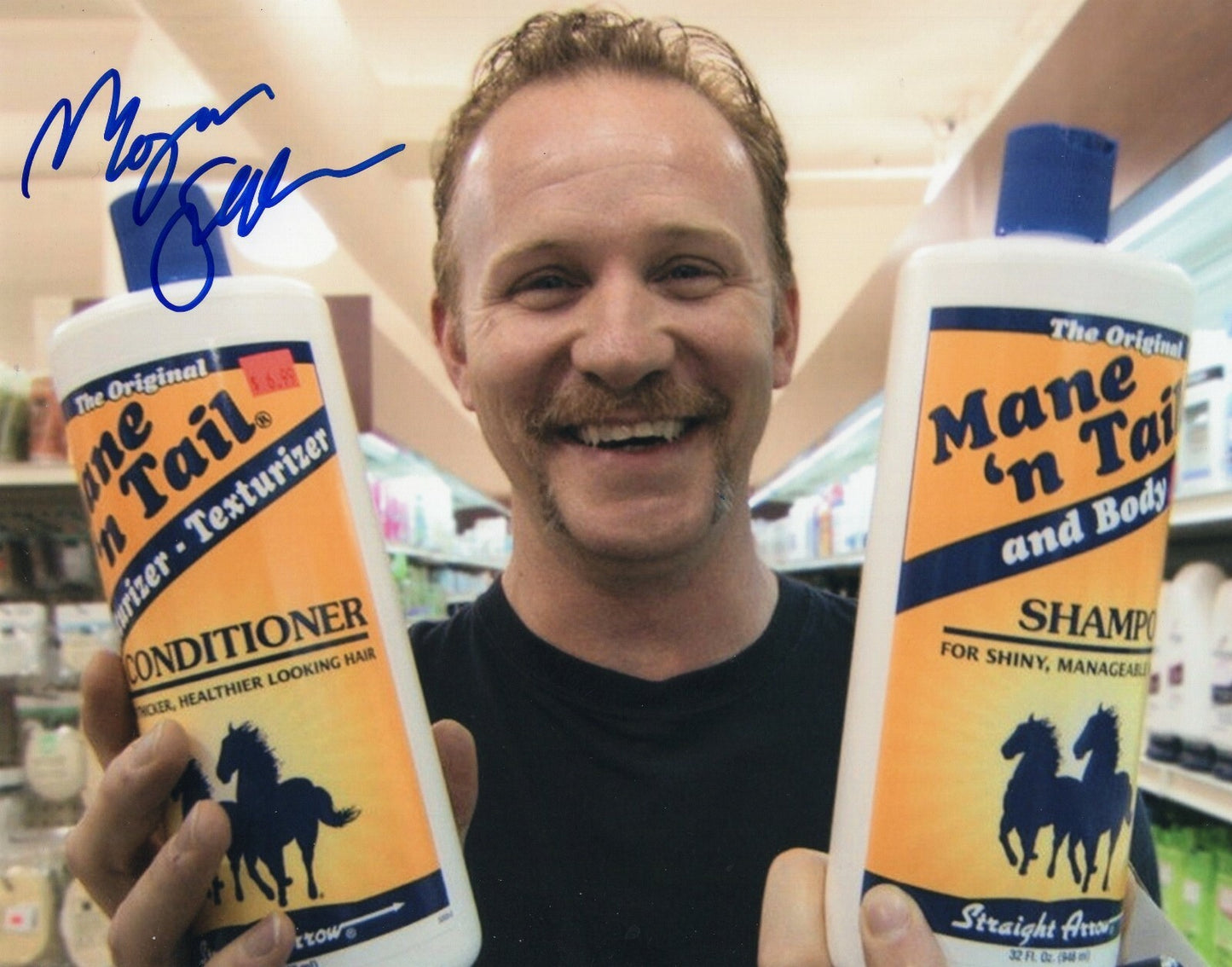Morgan Spurlock Signed 8x10 Photo w/COA Film  Director Super Size Me #1