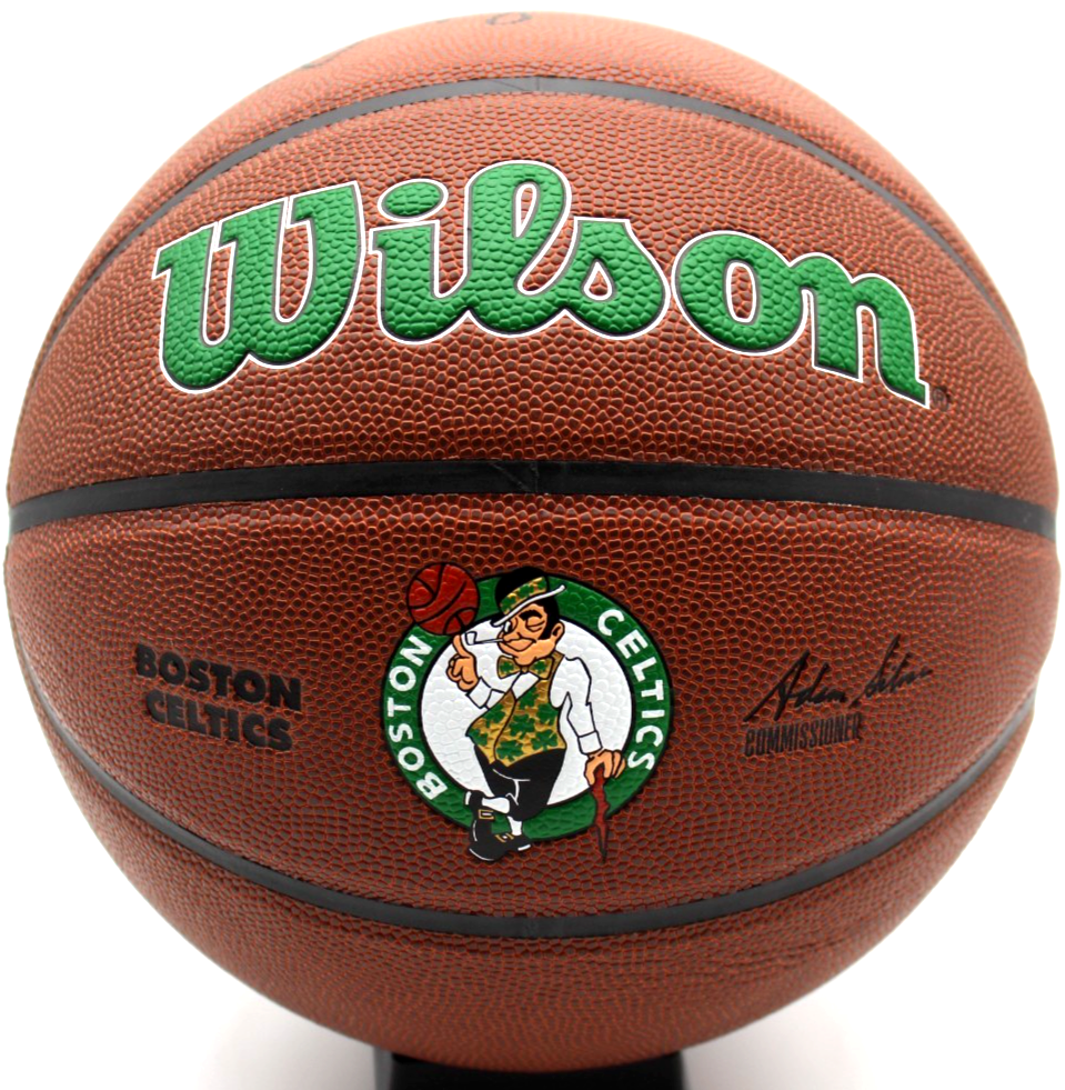 Danny Ainge Signed Boston Celtics NBA Logo Basketball w/JSA COA CR86289