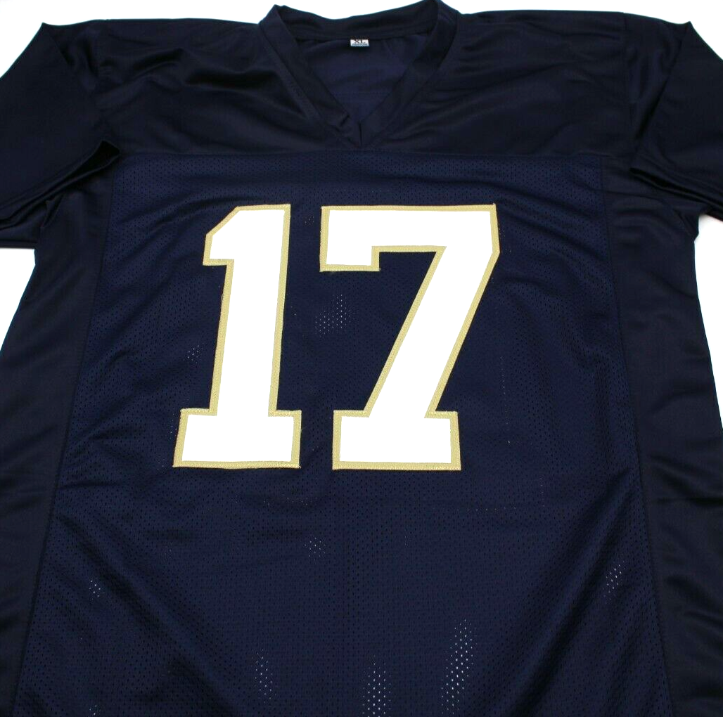 Jaylen Sneed Signed Custom Blue Notre Dame Football Jersey w/JSA COA Proof Irish