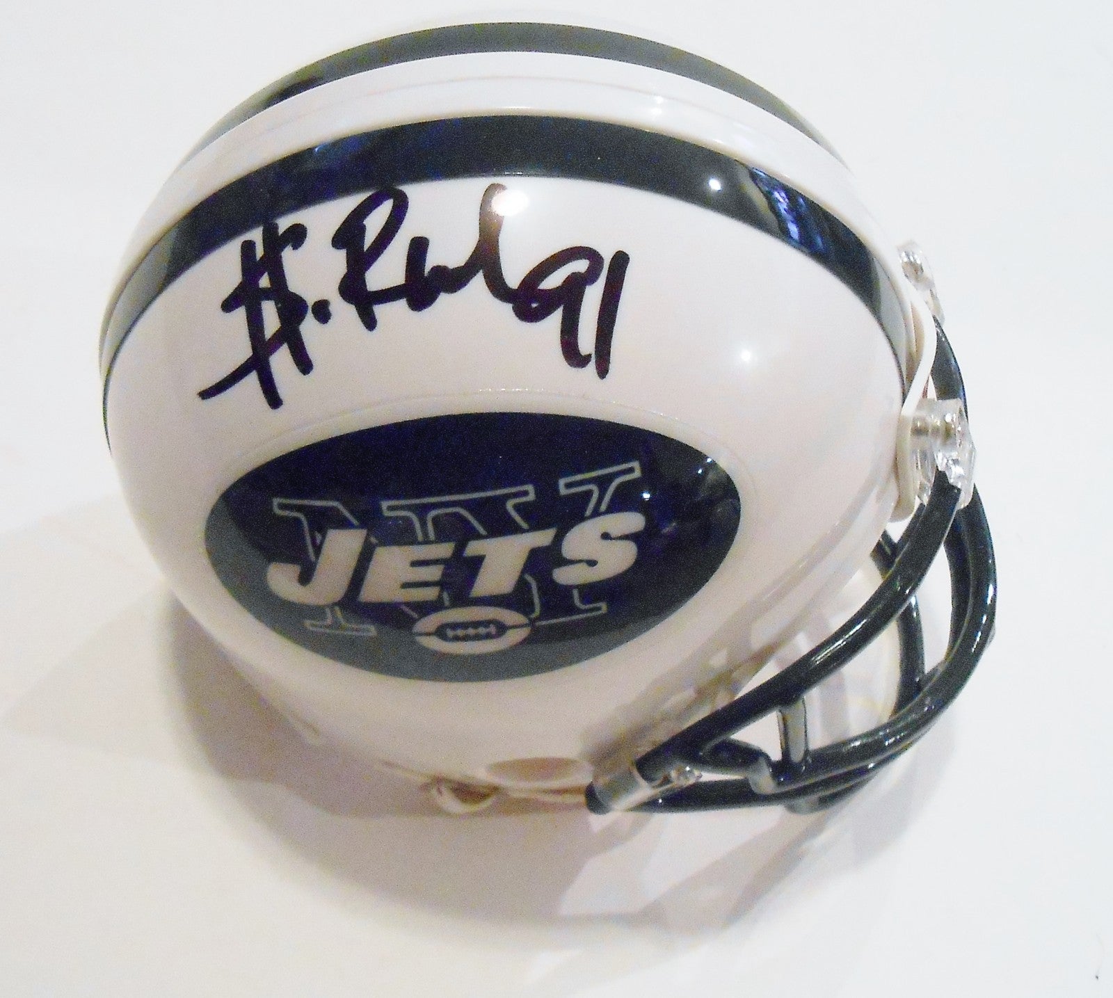 Sheldon Richardson Signed New York Jets Football Mini Helmet w/COA