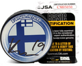 Konsta Helenius Signed Buffalo Sabres Hockey Finland Puck w/JSA COA CM05050