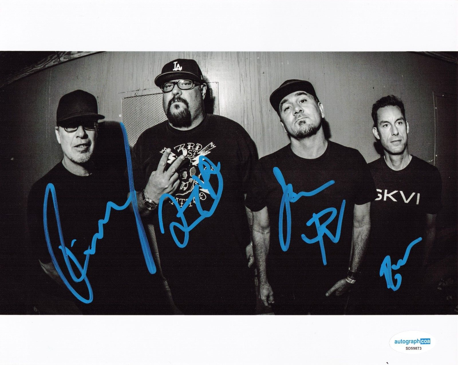 Pennywise Group Signed American Punk Rock Signed 8x10 Photo w/ACOA SD59873