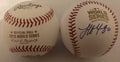Jeff Manship Signed 2016 World Series Baseball w/COA Cleveland Indians