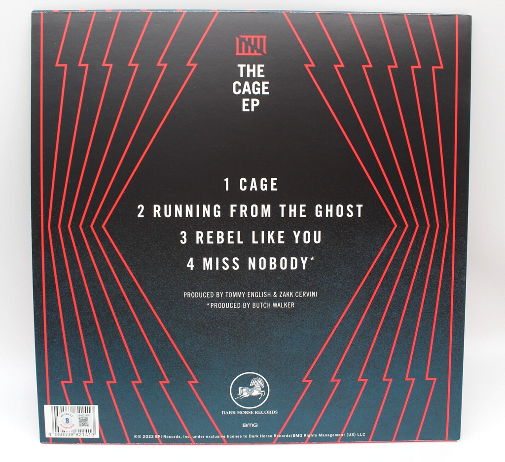 Billy Idol Signed The Cage EP New Vinyl Record Album W/Beckett BAS COA BH033878