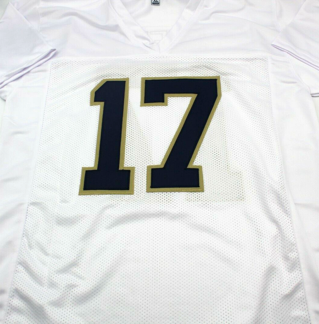 Jaylen Sneed Signed Custom White Notre Dame Football Jersey w/JSA COA Proof #1