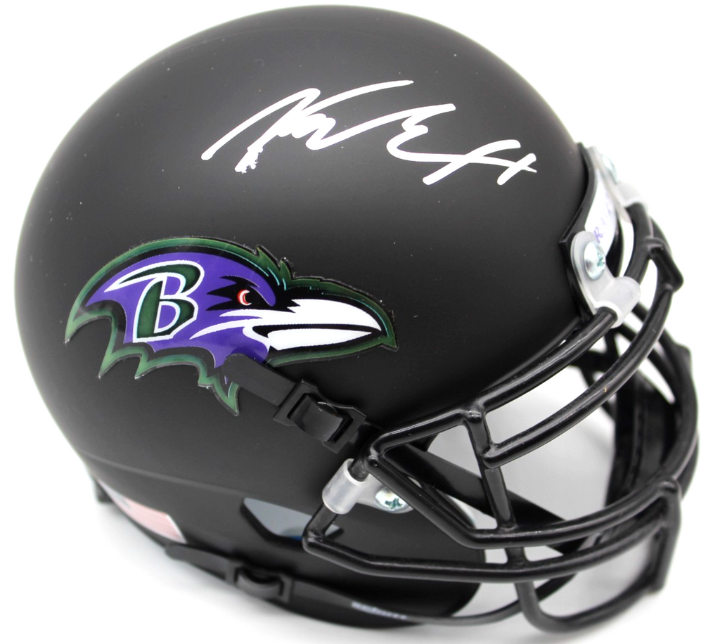 Kyle Hamilton Baltimore Ravens Signed Custom Mini Football Helmet w/JSA COA