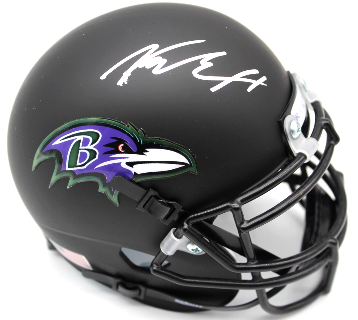 Kyle Hamilton Baltimore Ravens Signed Custom Mini Football Helmet w/JSA COA