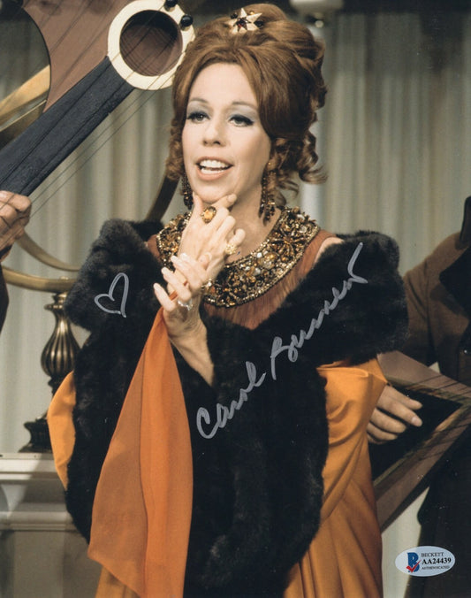 Carol Burnett Show Annie Signed 8x10 Photo w/Beckett COA AA24439 BAS