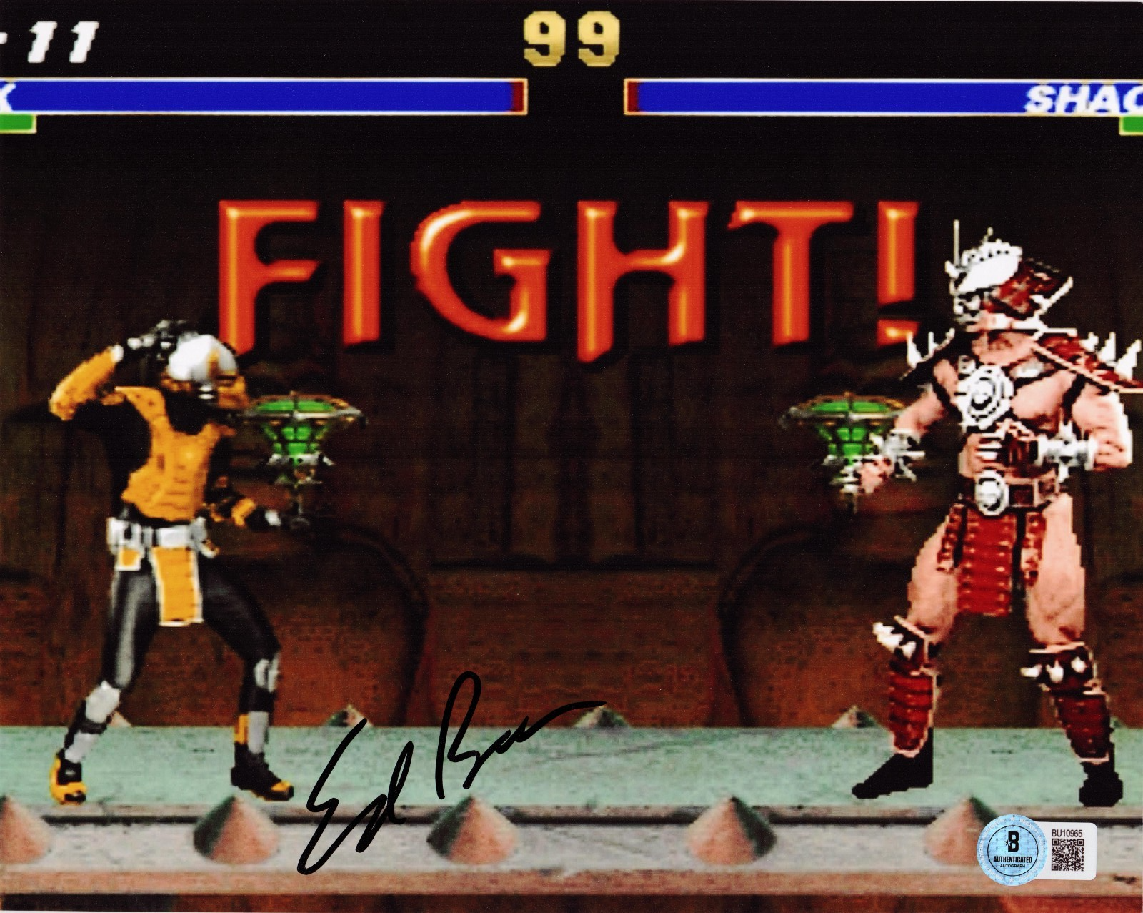 Ed Boon Mortal Kombat Video Game Creator Signed 8x10 Photo w/Beckett COA BU10965