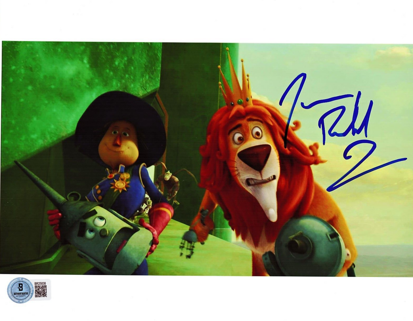 Jim Belushi The Legends of Oz Lion Movie Signed 8x10 Photo w/Beckett COA BR25838