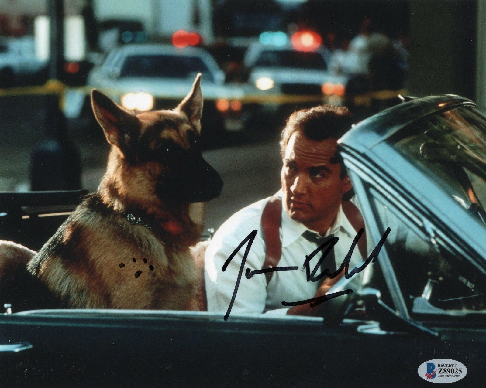 Jim Belushi Signed K-9 Dooley 8x10 Photo w/Beckett COA Z89025