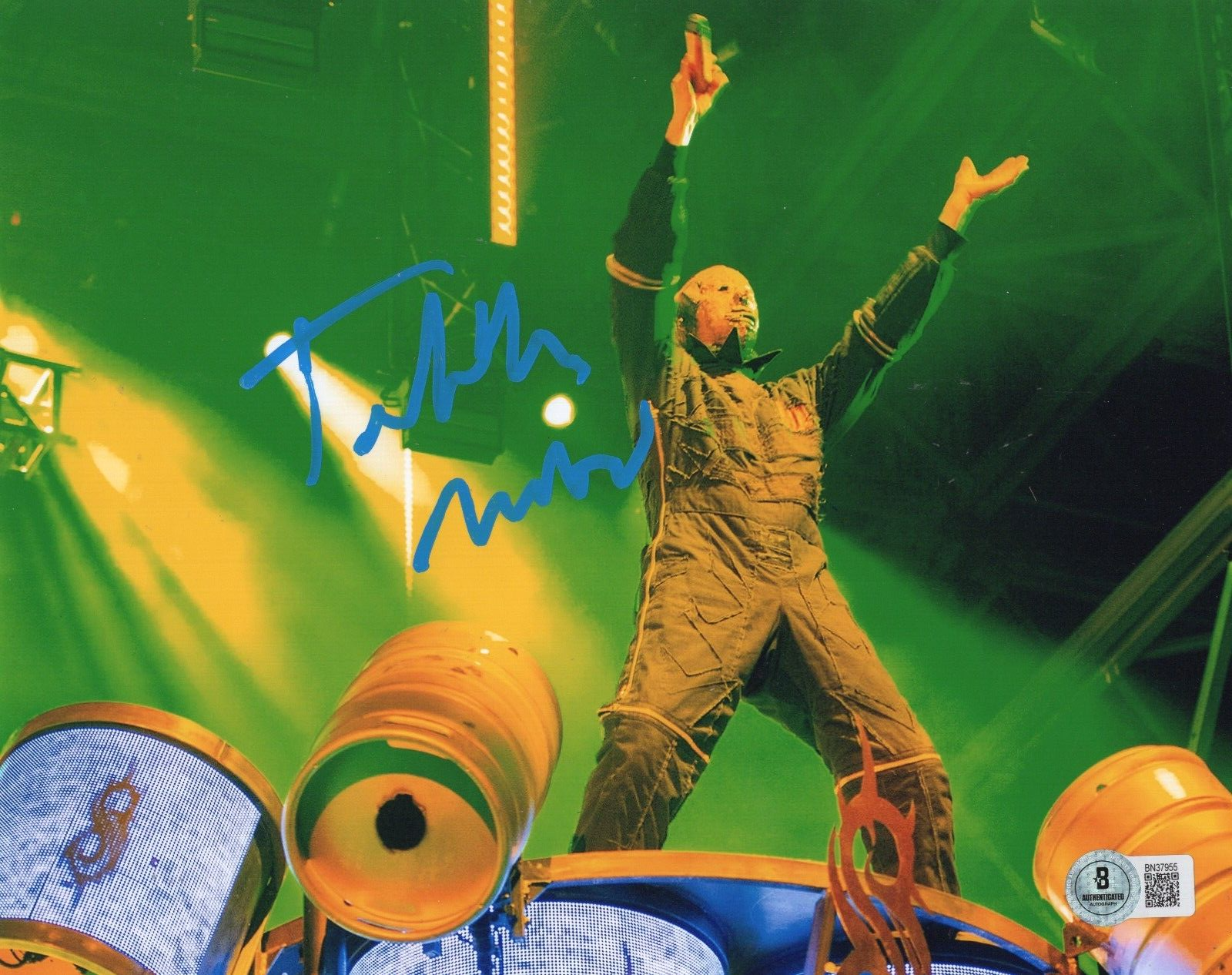 Michael Pfaff Slipknot Tortilla Man Signed 8x10 Photo w/Beckett COA BN37955
