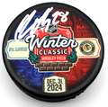 Colton Dach Signed Chicago Blackhawks 2024 Winter Classic Hockey Puck w/COA #1