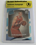 Lauri Markkanen Signed Chicago Bulls Donruss Optic Authentic Beckett Bulls 159 A