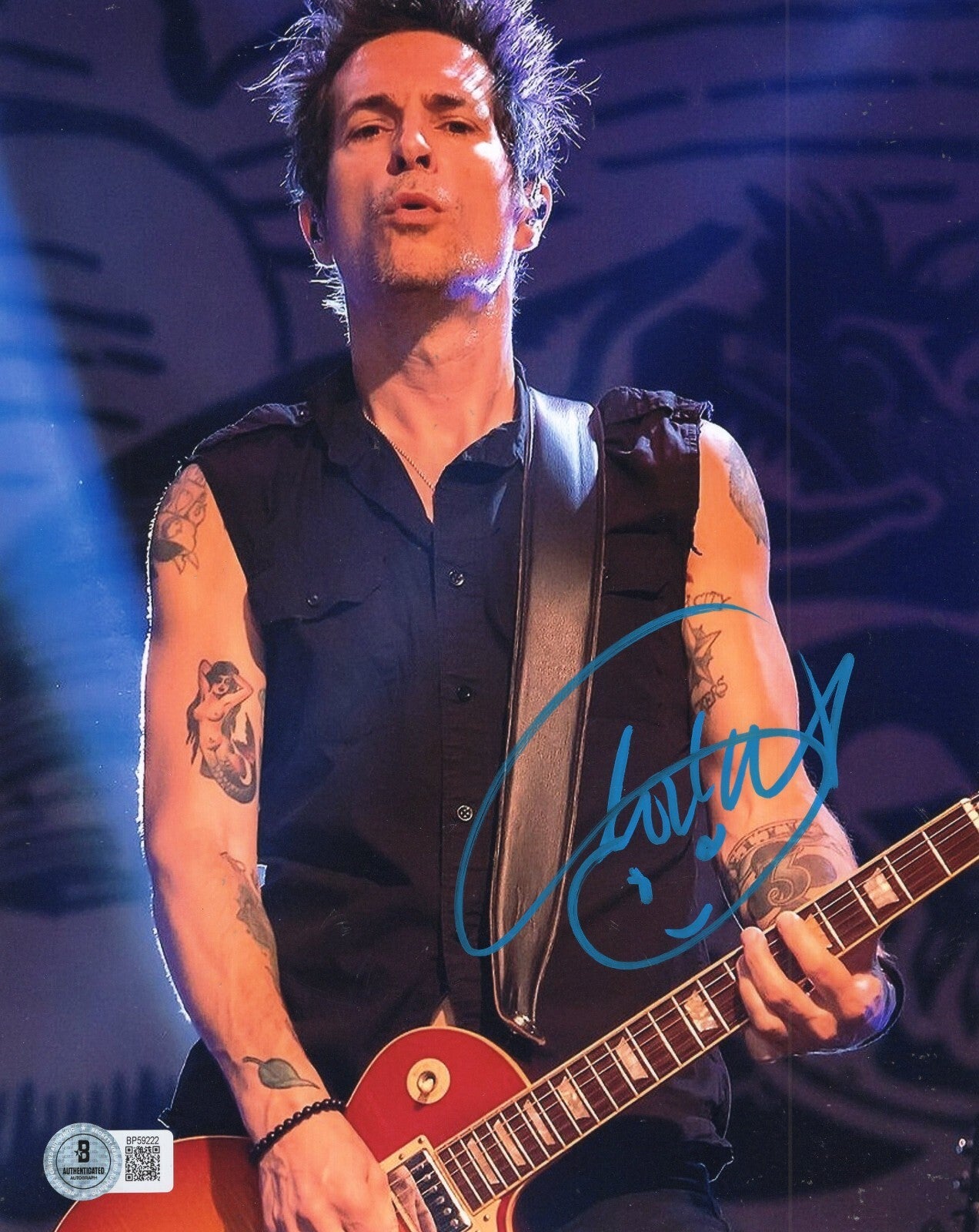 Todd Morse Signed H2O The Offspring Rock n Roll 8x10 Photo w/Beckett COA BP59222
